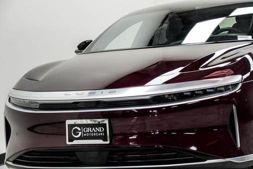 Zenith Red Metallic 2025 Lucid Air Touring