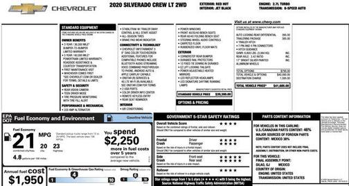 2020 Chevrolet Silverado 1500 LT