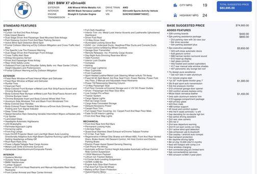 2021 BMW X7 xDrive40i