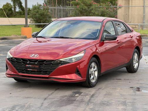 Calypso Red 2021 Hyundai ELANTRA SE