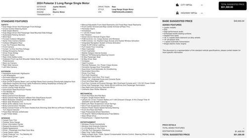 2024 Polestar 2 Long Range Single Motor