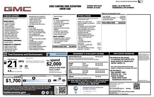 2022 GMC Canyon Elevation