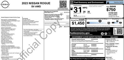 2023 Nissan Rogue SV