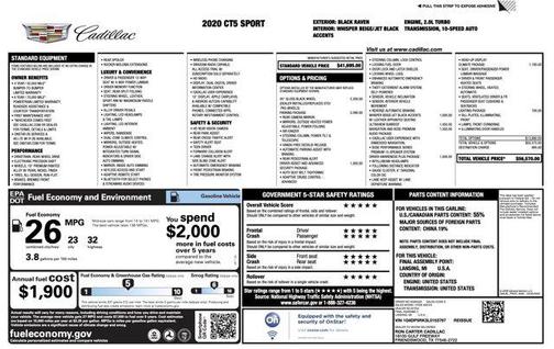 2020 Cadillac CT5 Sport RWD