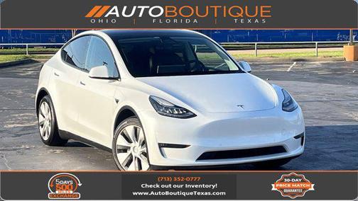 Pearl White Multi-Coat 2022 Tesla Model Y Long Range Dual Motor All-Wheel Drive