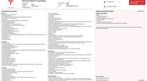 2019 Tesla Model 3 Performance