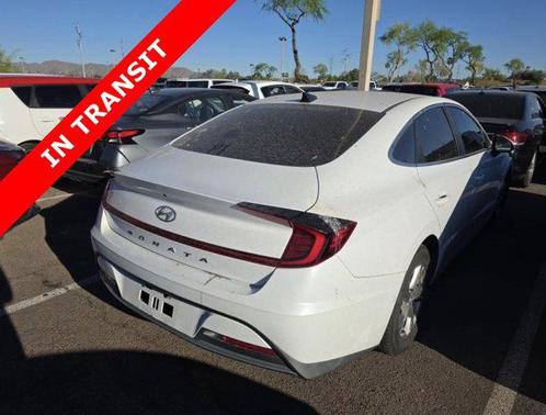 Quartz White 2021 Hyundai SONATA SE