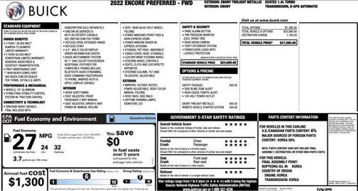 2022 Buick Encore Preferred