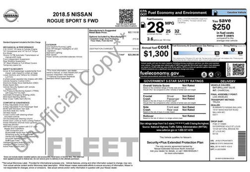 2018 Nissan Rogue Sport S