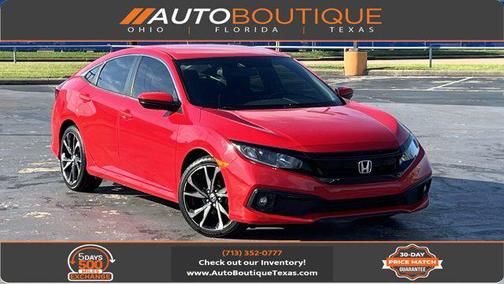 Red 2021 Honda Civic Sport