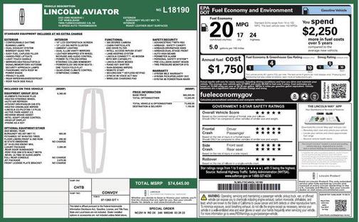 2022 Lincoln Aviator Reserve AWD