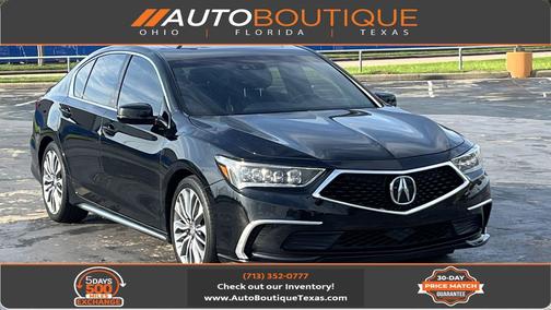 Majestic Black Pearl 2018 Acura RLX Technology Package