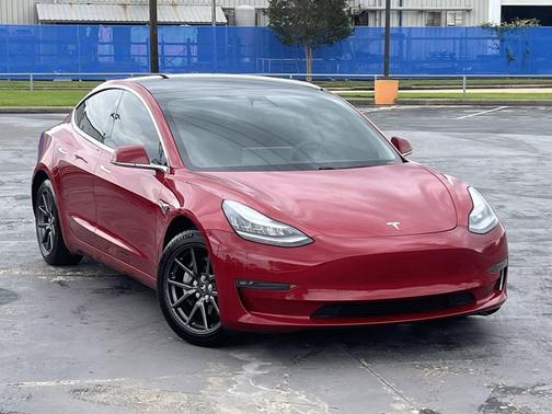 Red Multi-Coat 2020 Tesla Model 3 Performance