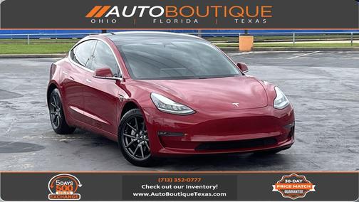 Red Multi-Coat 2020 Tesla Model 3 Performance