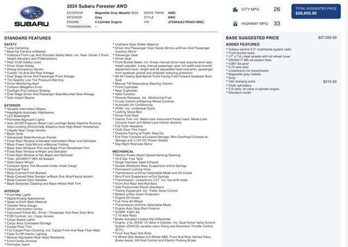 2024 Subaru Forester Base