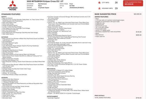 2020 Mitsubishi Eclipse Cross ES