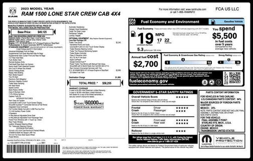 2023 RAM 1500 Lone Star