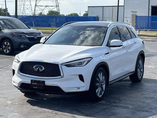 Lunar White 2020 INFINITI QX50 ESSENTIAL