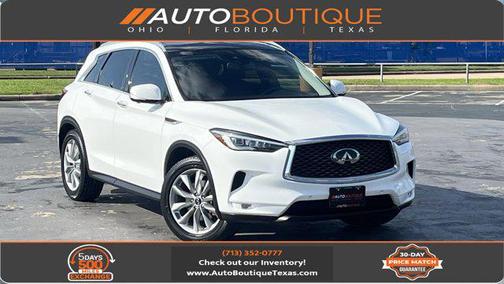 Lunar White 2020 INFINITI QX50 ESSENTIAL