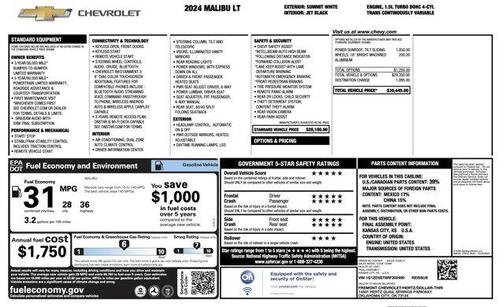 2024 Chevrolet Malibu FWD 1LT