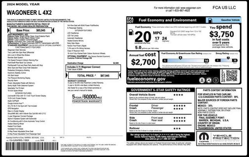2024 Jeep Wagoneer L Series I 4x2