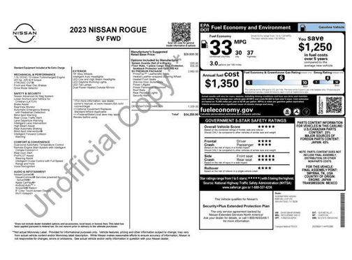 2023 Nissan Rogue SV