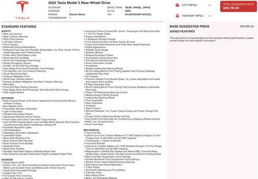 2022 Tesla Model 3 Standard Range
