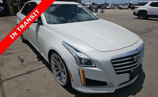Crystal White Tricoat 2018 Cadillac CTS 2.0L Turbo Luxury