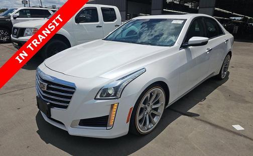 Crystal White Tricoat 2018 Cadillac CTS 2.0L Turbo Luxury