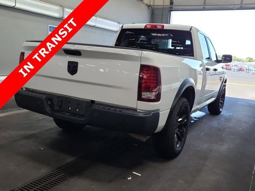 Bright White Clearcoat 2023 RAM 1500 Classic Warlock Quad Cab 4x2 6'4' Box