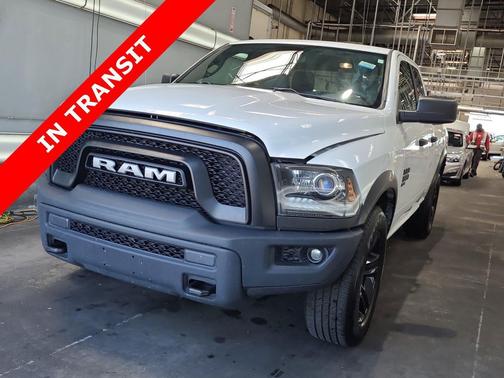 Bright White Clearcoat 2023 RAM 1500 Classic Warlock Quad Cab 4x2 6'4' Box