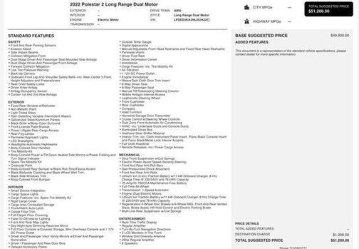 2022 Polestar 2 Long Range Dual Motor