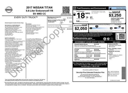 2017 Nissan Titan SV
