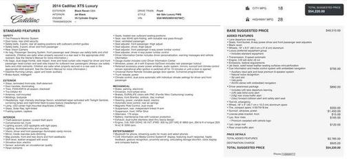 2014 Cadillac XTS Luxury