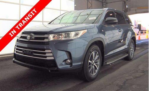 Shoreline Blue Pearl 2019 Toyota Highlander XLE