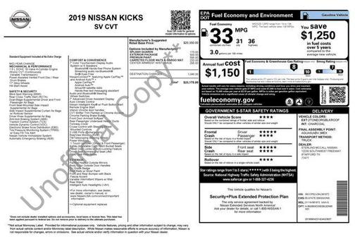 2019 Nissan Kicks SV