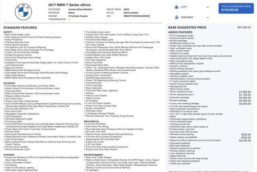 2017 BMW 750 i xDrive