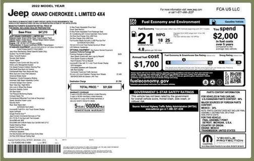 2022 Jeep Grand Cherokee L Limited