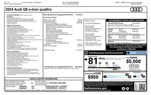 2024 Audi Q8 e-tron Premium Plus