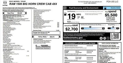 2023 RAM 1500 Big Horn/Lone Star