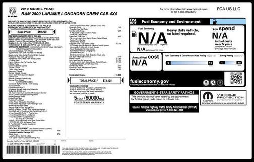 2019 RAM 2500 Longhorn