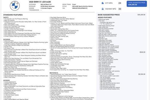 2020 BMW X1 sDrive28i