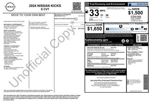 2024 Nissan Kicks S