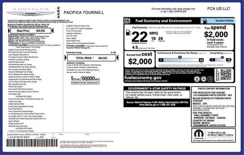 2023 Chrysler Pacifica Touring L