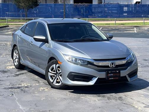 Modern Steel Metallic 2018 Honda Civic LX