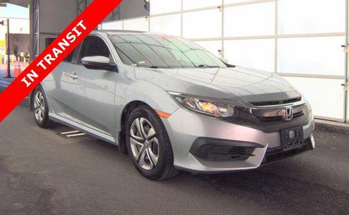Modern Steel Metallic 2018 Honda Civic LX