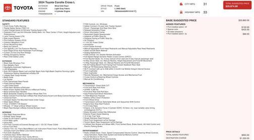 2024 Toyota Corolla Cross L