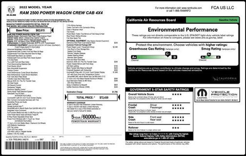 2022 RAM 2500 Power Wagon