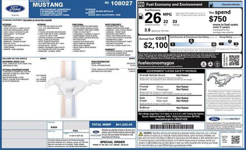 2024 Ford Mustang EcoBoost