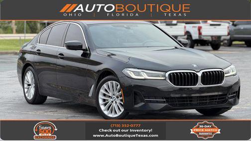 Black 2021 BMW 530 530i